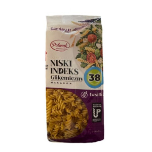 Polmak Makaron świderki z niskim indeksem glikemicznym 250 g