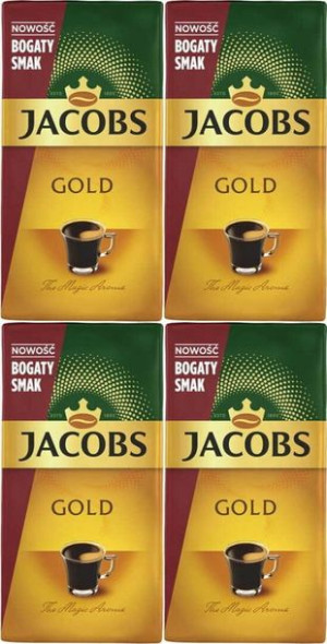 Kawa mielona Jacobs Gold 500g x4