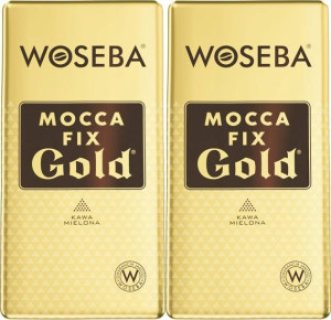 Kawa mielona Woseba mocca fix gold vacuum 500g x2