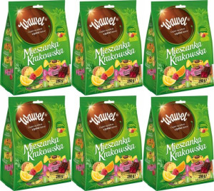Cukierki mieszanka Krakowska Wawel 245g x6