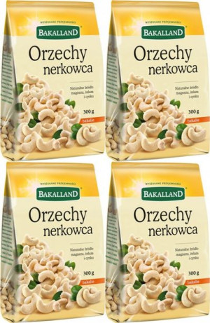 Orzechy nerkowca Bakalland 300g x4