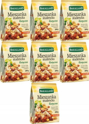 Mieszanka studencka klasyczna Bakalland 200g x7