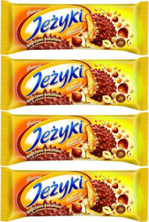 Ciastka Jeżyki adwokat w czekoladzie 140g x4