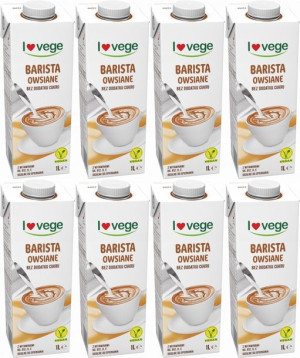 mleko Lovege Owsiane barista Bez Dodatku Cukru 8l