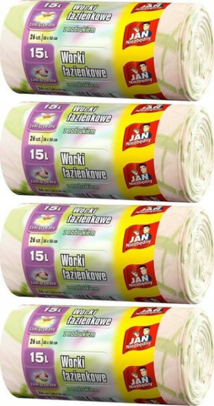 Jan Niezbędny worki do łazienki 15l x 5 opakowań