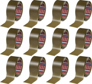 Taśma Tesa 4280 48mm - 66m brązowy 12 sztuk