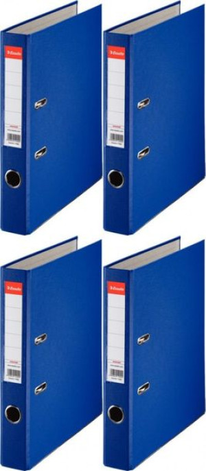 Segregator Esselte A4 50mm do 350k niebieski x 4