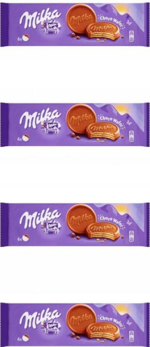Wafle wafelki Milka Choco Wafer kakaowy 150g x4