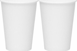 Kubki jednorazowe 400ml papier 100szt biały