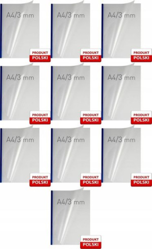 Okładka kanałowa Cover Opus A4 3mm do 30 k x10