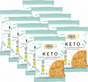 Miękkie ciasteczko Frank&Oli kokos 50 g x 10