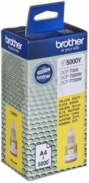 Tusz Brother (BT5000Y) 5000 stron yellow (żółty)
