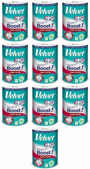 Velvet Ręcznik Papierowy 3-warstwowy Boost 10szt