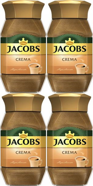 Kawa rozpuszczalna Jacobs Crema Gold 200g x4