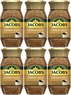 Kawa rozpuszczalna Jacobs Cronat Gold 200g x6