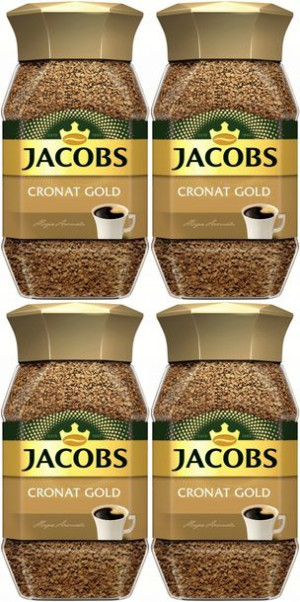 Kawa rozpuszczalna Jacobs Cronat Gold 200g x4