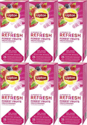 Herbata Lipton Classic owoce leśne 6x25szt - 1.6g