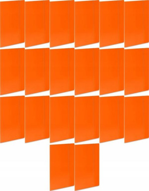 Teczka z Gumką Kartonowa A4 Pomarańczowa 300g x20