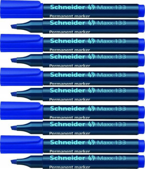 Marker Schneider Maxx 133 ścięta niebieski x6