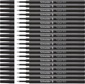 Wkład do pióra Schneider Topball 850 czarny x10
