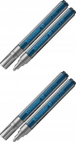 Marker olejowy Schneider Maxx 270 srebrny x2