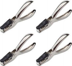 Dziurkacz jednootworowy Eagle 9201P srebrny x4
