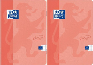 Zeszyt Oxford Touch A4 60 kartek koralowy x2
