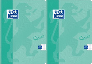 Zeszyt w kratkę Oxford A4 60k turkusowy x2