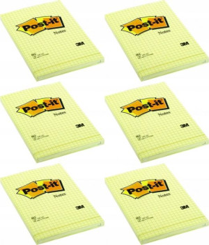 Notes samoprzylepny w kratkę Post-it 102x152 600k