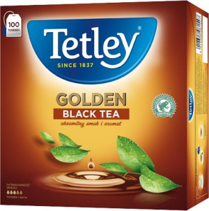 Herbata czarna Tetley Golden Black 100szt