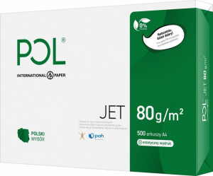 Papier ksero ekologiczny Poljet A4 80g/m2 500 ark