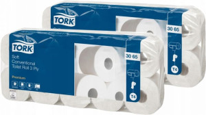 Papier toaletowy bezzapachowy Tork 10 ROLEK x 2