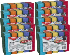 Gąbka kuchenna Office Products Ma-i Premium 50szt