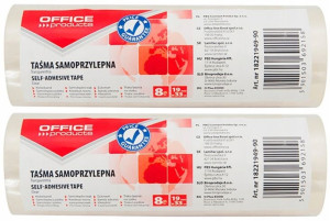 Taśma klejąca Office Products 19mm-33m 16 szt