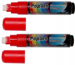 Marker kredowy Leviatan 6.5-15mm 28g czerwony x2