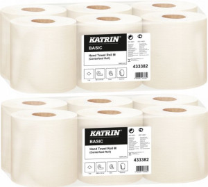 Ręcznik papierowy Basic M Katrin 1-warstwowy 12 r