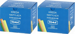 Kreda szkolna Toma niepyląca 200szt