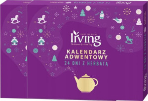 Kalendarz Adwentowy Irving zestaw herbat 2x24szt