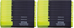Zakreślacz Office Products 1-5mm żółty x40