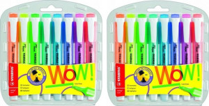 Zakreślacze STABILO SWING COOL NEON 8 kol x 2 SZT
