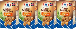 Cukier trzcinowy Diamant w kostkach 0.5kg x4