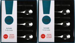 Łyżeczka do kawy Altom Design Future 12szt srebrny
