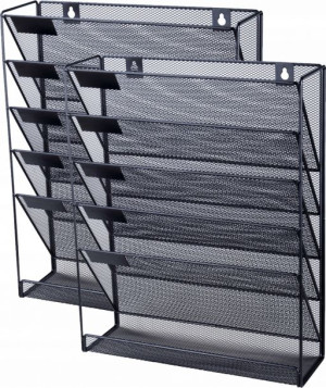 Półka naścienna Office Depot metal kieszenie A4 x2