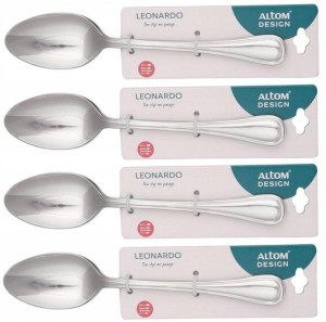 Łyżki Altom Design Leonardo 12 szt blister srebrny