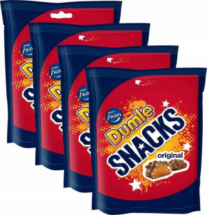 Cukierki Fazer Dumle Snacks w czekoladzie 100g x4