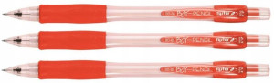 Ołówek automatyczny Rystor 0.5mm czerwony x 3 szt