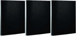 Teczka na rzep Office Products A4 czarny x3