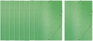 Teczka z gumką Office Products A4 zielony x10