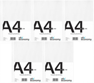 Koszulki groszkowe Ofix Economy A4 30µm 500szt