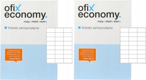 Etykiety uniwersalne Ofix Economy 70-36mm 200 ark